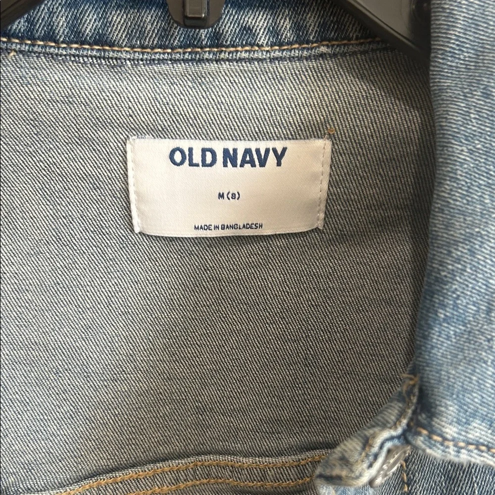 Kids Blue Denim Jean Jacket with Colorful Book Spine Patch